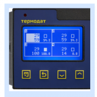 Регулятор Термодат 17Е5/4УВ/4Т/1Р/485/2М 